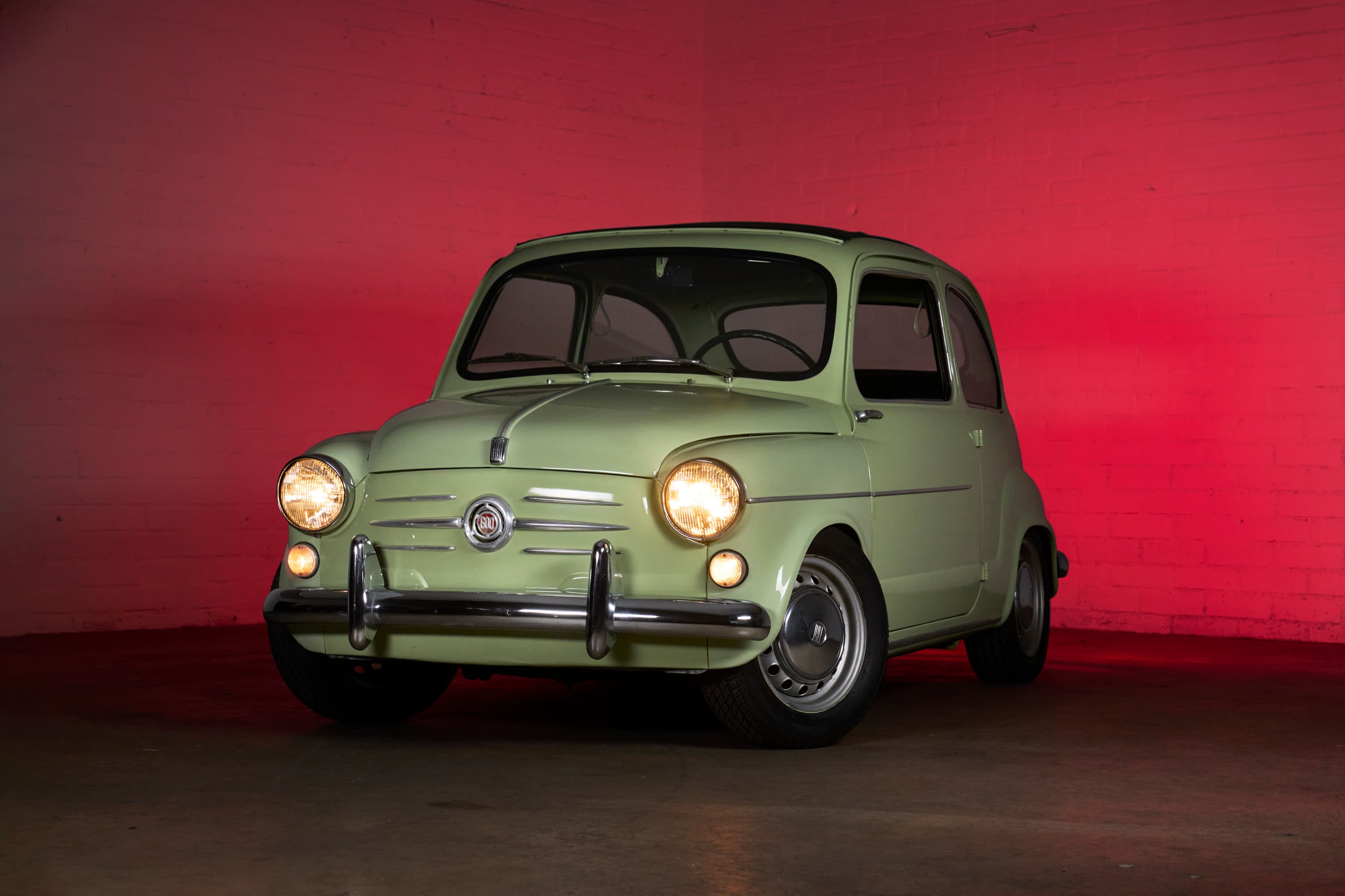 1957 Fiat 600 - 34,999 miles - Pistachio